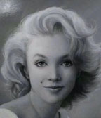 Marilyn Monroe Oil on Canvas
